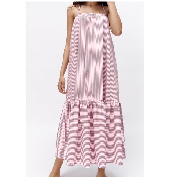 Stripped Poplin Dress Size S NWT - Picture 2 of 9